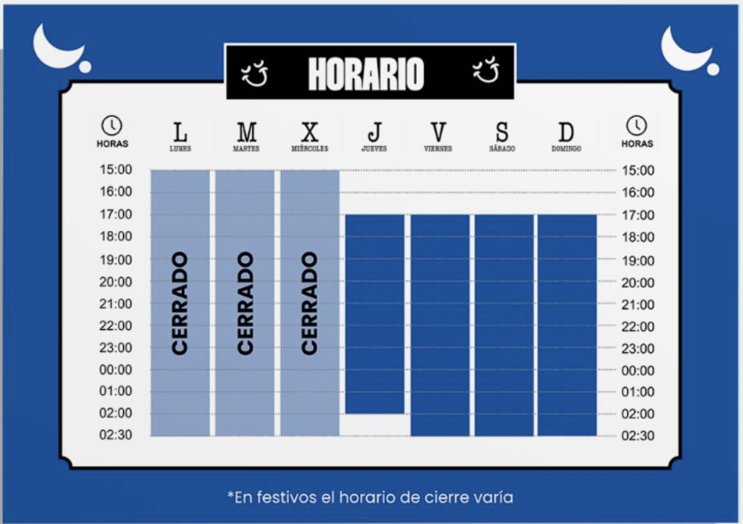 Horario Luna